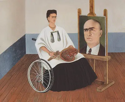 Autorretrato con el retrato del doctor Farill Frida Kahlo